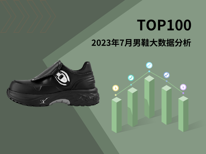 TOP 100 | 2023年7月男鞋大数据分析